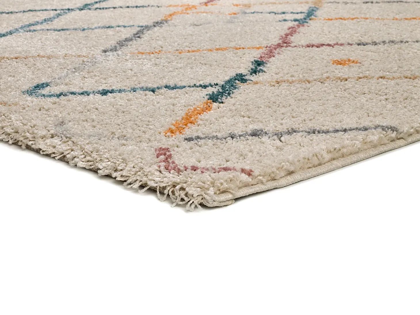 Alfombra interior - bereber - multicolor - 133 x 190 cm - ULAI