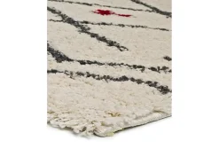 Alfombra interior - bereber - blanco - 80 x 150 cm - KASBAH