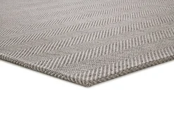 Alfombra interior - chevron - plata - 140 x 200 cm - ESPIGA