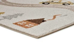 Alfombra interior - coches y carreteras para niños - multicolor - 120 x 170 cm - BEATS