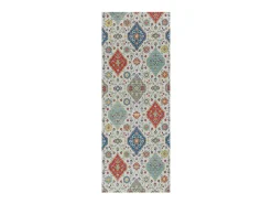 Alfombra interior - diseños bohemios - multicolor - 52 x 200 cm - RICCI