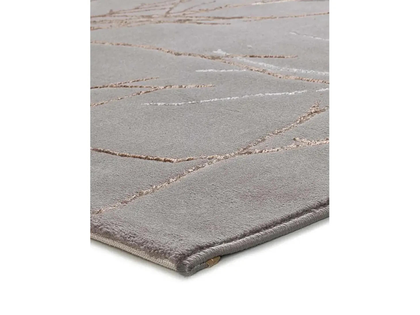 Alfombra interior - efecto mármol - gris - 140 x 200 cm - CREATION