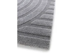 Alfombra interior - escandinavo - gris - 120 x 170 cm - SNOWY