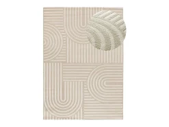 Alfombra interior - escandinavo - blanco - 80 x 150 cm - ZEN