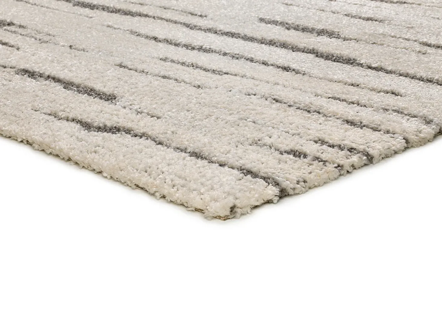 Alfombra interior - escandinavo - gris - 120 x 170 cm - SNOWY