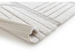 Alfombra interior - escandinavo - blanco - 120 x 170 cm - SNOWY
