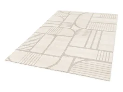 Alfombra interior - escandinavo - blanco - 120 x 170 cm - SNOWY