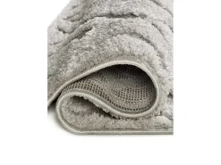 Alfombra interior - escandinavo con relieve - gris - 152 x 235 cm - JUNO