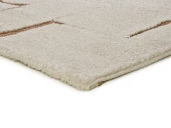 Alfombra interior - escandinavo - crema - 200 x 290 cm - CANDELA