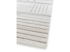 Alfombra interior - escandinavo - blanco - 80 x 150 cm - SNOWY