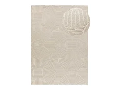 Alfombra interior - escandinavo - blanco - 80 x 150 cm - ZEN