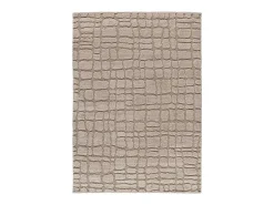 Alfombra interior - escandinavo con relieve - piedra - 126 x 190 cm - JUNO