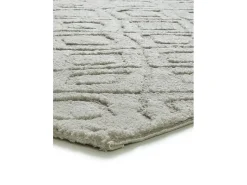 Alfombra interior - escandinavo con relieve - gris - 190 x 285 cm - JUNO