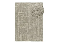Alfombra interior - escandinavo - plata - 160 x 230 cm - LIMA