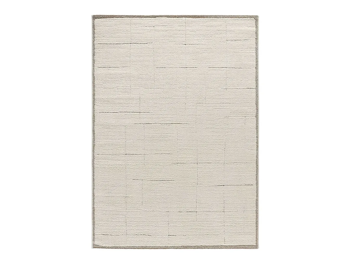 Alfombra interior - escandinavo - crema - 160 x 230 cm - CANDELA