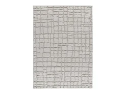 Alfombra interior - escandinavo con relieve - gris - 152 x 235 cm - JUNO
