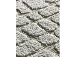 Alfombra interior - escandinavo con relieve - gris - 152 x 235 cm - JUNO