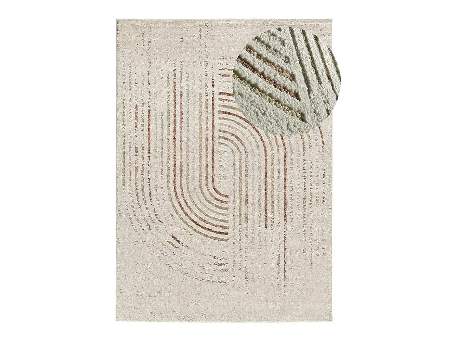 Alfombra interior - escandinavo - multicolor - 160 x 230 cm - CANDELA
