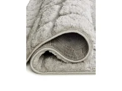 Alfombra interior - escandinavo con relieve - gris - 190 x 285 cm - JUNO