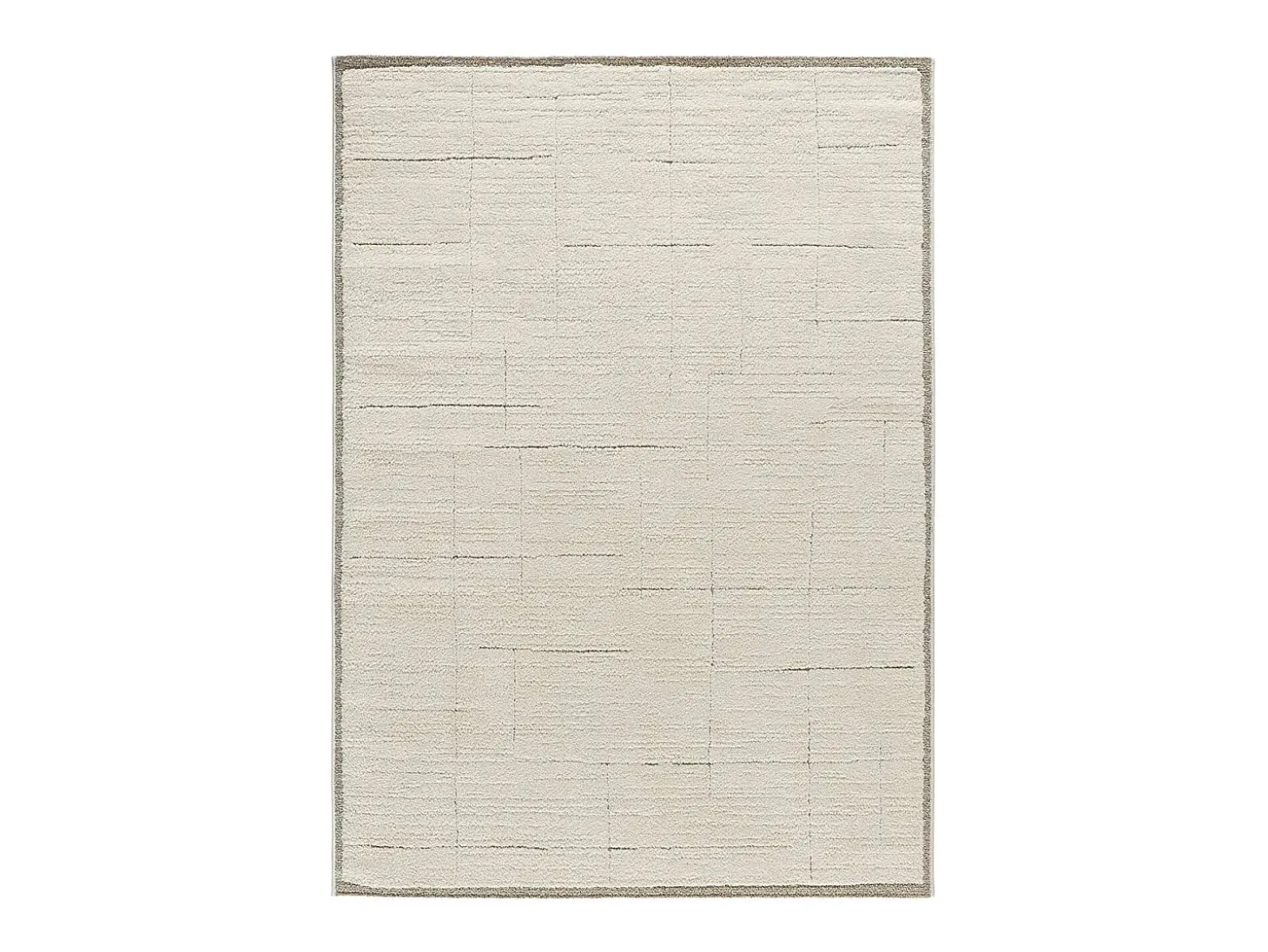 Alfombra interior - escandinavo - crema - 120 x 170 cm - CANDELA
