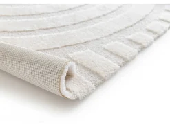 Alfombra interior - escandinavo - blanco - 80 x 150 cm - SNOWY