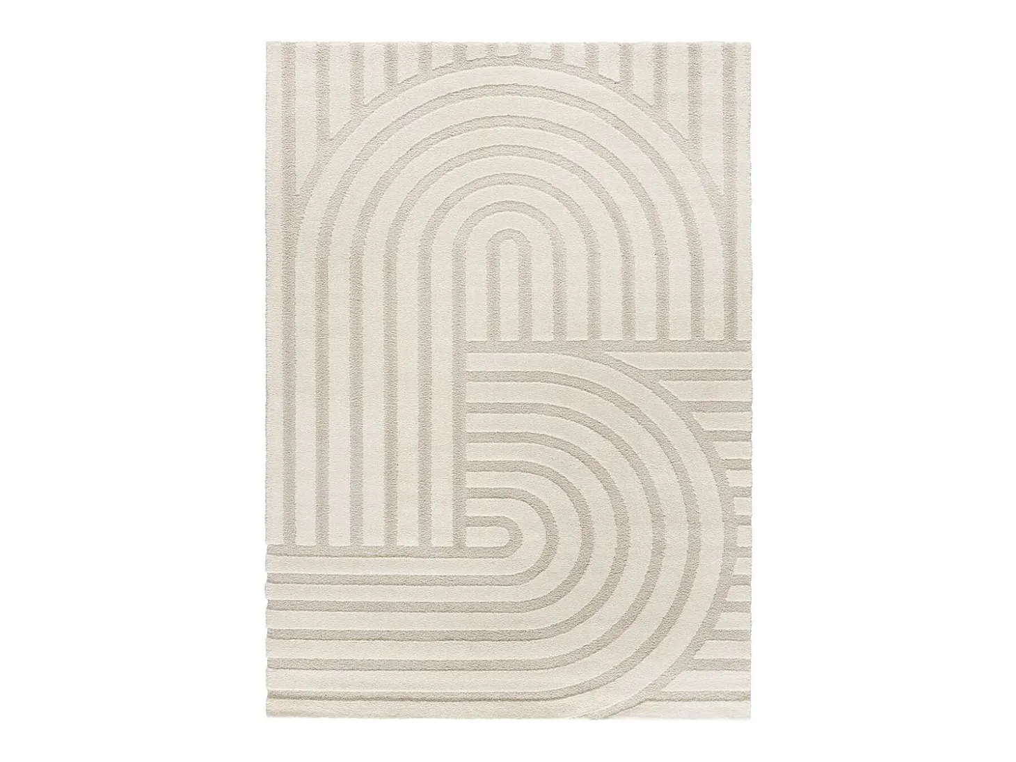 Alfombra interior - escandinavo - blanco - 80 x 150 cm - SNOWY