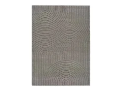 Alfombra interior - escandinavo con relieve - gris - 200 x 290 cm - LINA