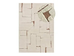 Alfombra interior - escandinavo - crema - 80 x 150 cm - CANDELA