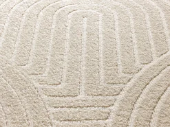 Alfombra interior - escandinavo - blanco - 160 x 230 cm - ZEN