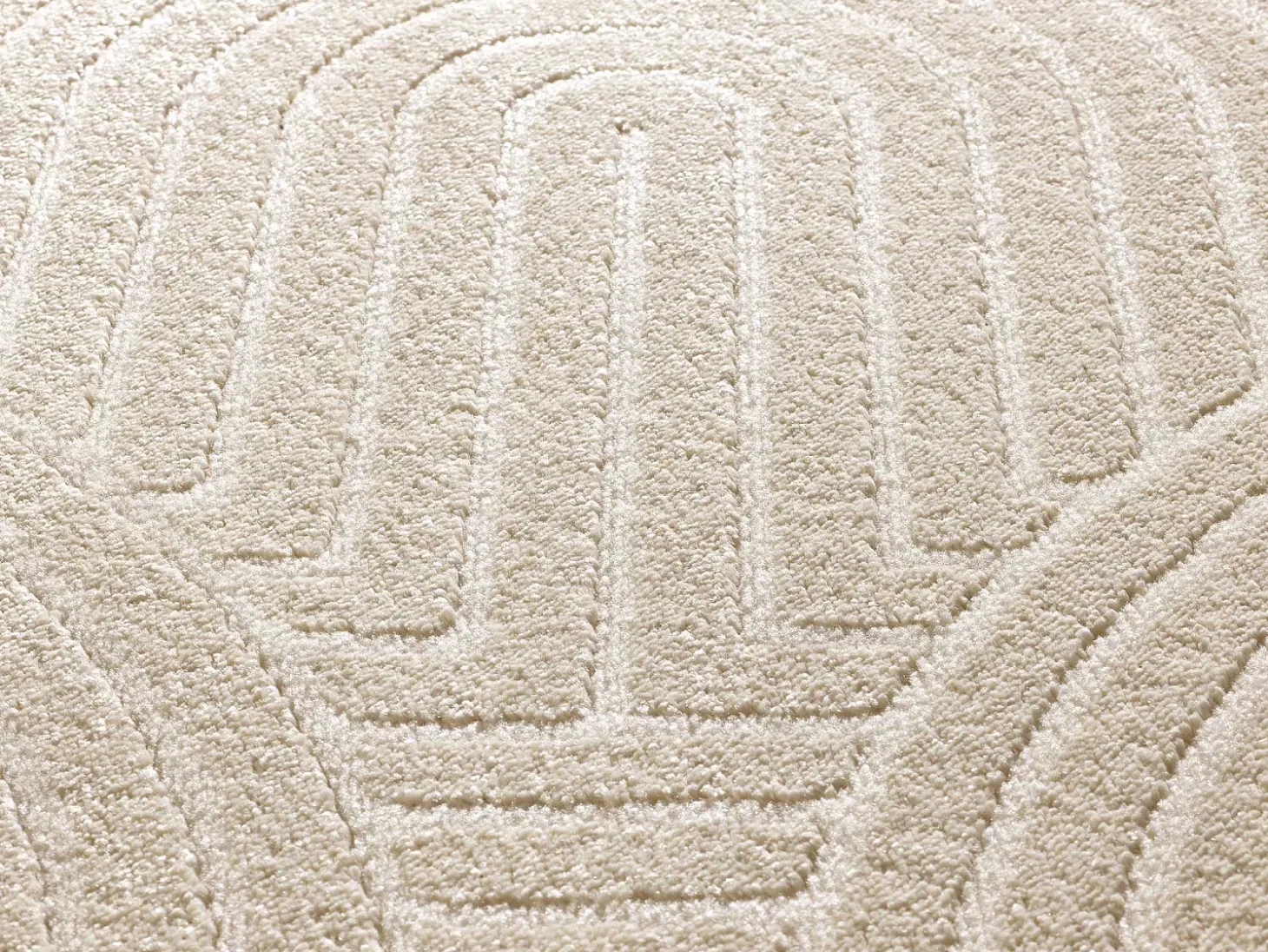 Alfombra interior - escandinavo - blanco - 160 x 230 cm - ZEN
