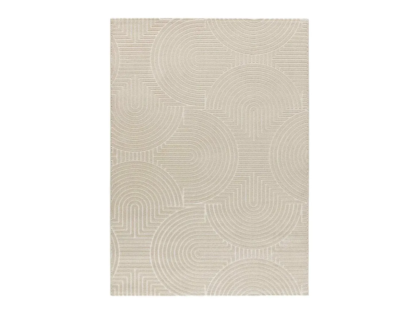 Alfombra interior - escandinavo - blanco - 160 x 230 cm - ZEN