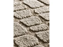 Alfombra interior - escandinavo con relieve - piedra - 152 x 235 cm - JUNO