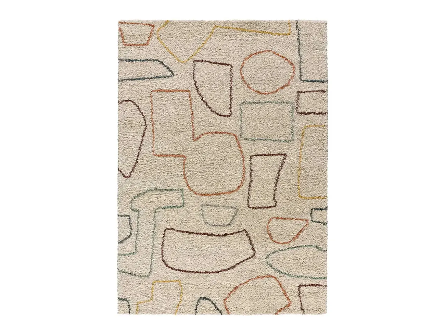 Alfombra interior - escandinavo - multicolor - 80 x 150 cm - MARIS