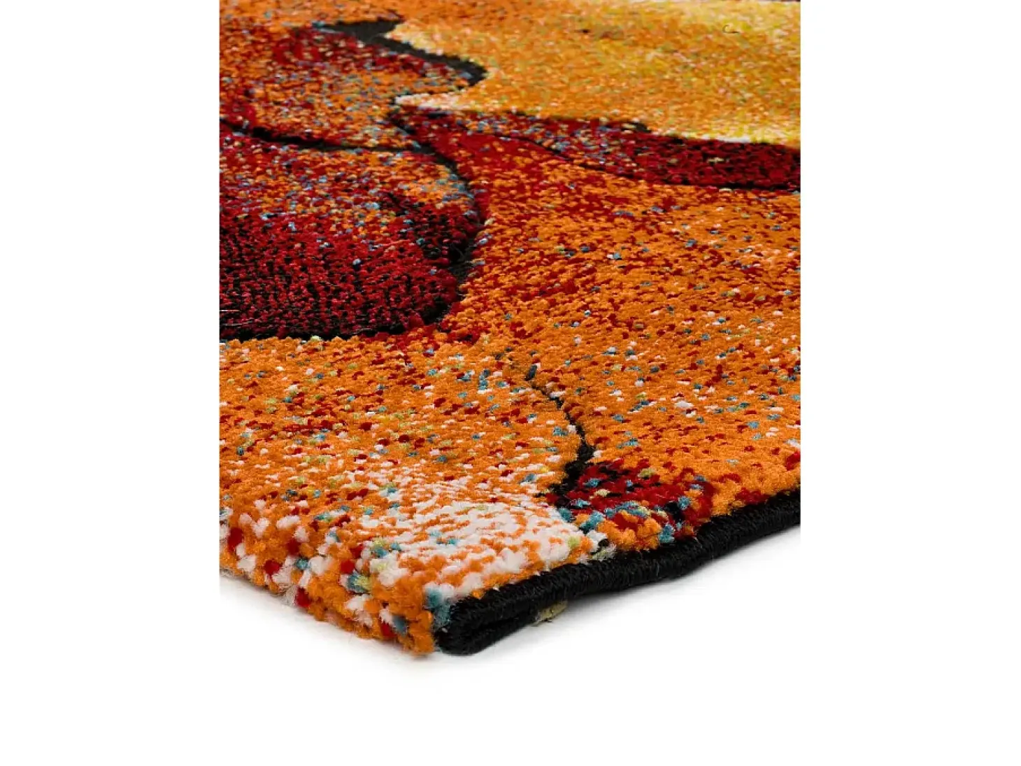 Alfombra interior - floral - multicolor - 80 x 150 cm - KOBY