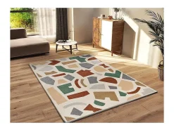 Alfombra interior - geométrico - multicolor - 200 x 290 cm - BERUTI