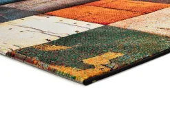 Alfombra interior - geométrico - multicolor - 140 x 200 cm - SYBIL