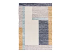 Alfombra interior - geométrico - multicolor - 140 x 200 cm - CLASS