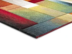 Alfombra interior - geométrico - multicolor - 140 x 200 cm - MATRIX