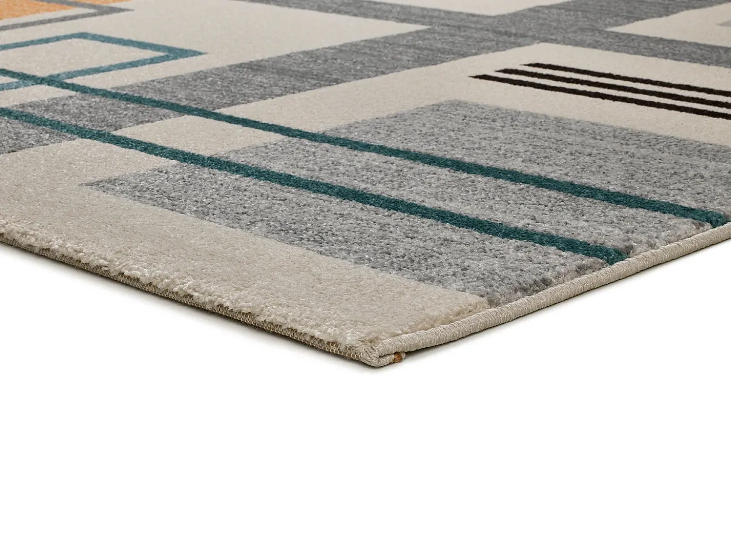 Alfombra interior - geométrico - multicolor - 160 x 230 cm - DEBBI