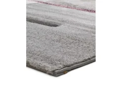 Alfombra interior - geométrico - lila / gris - 160 x 230 cm - DETROIT
