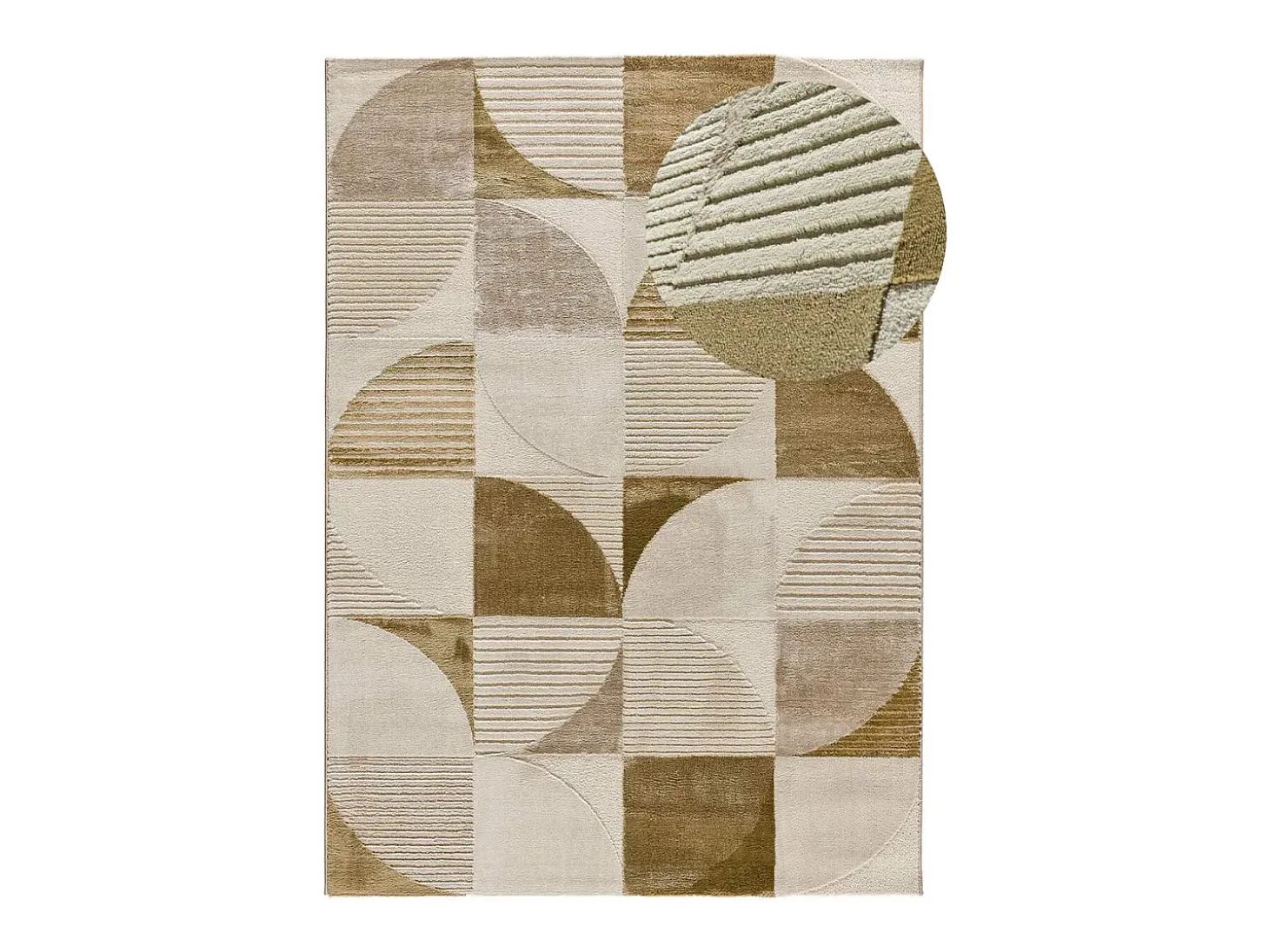 Alfombra interior - geométrico - multicolor - 80 x 150 cm - MELFI