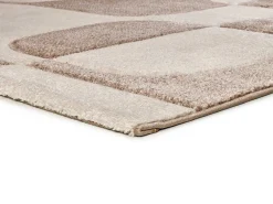 Alfombra interior - geométrico - crema - 160 x 230 cm - LENA