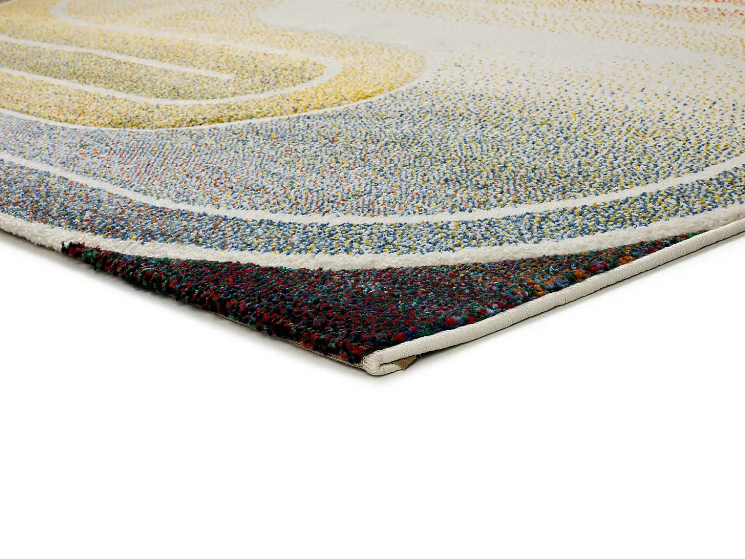Alfombra interior - geométrico - multicolor - 140 x 200 cm - SYBIL