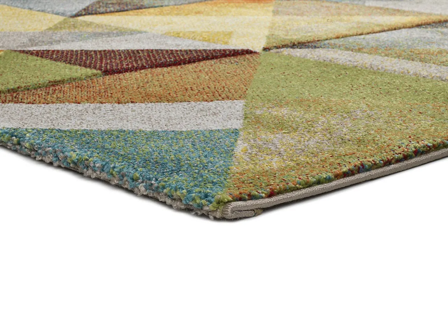 Alfombra interior - geométrico - multicolor - 60 x 120 cm - MATRIX