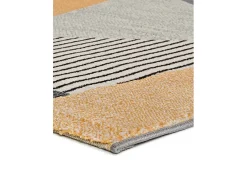 Alfombra interior - geométrico - gris - 160 x 230 cm - GLADYS