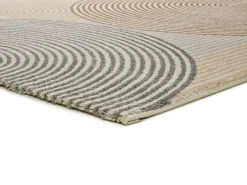 Alfombra interior - geométrico - beige - 160 x 230 cm - GARDEN