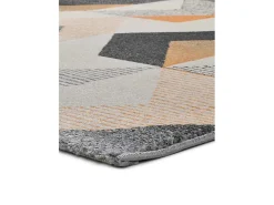 Alfombra interior - geométrico - gris - 160 x 230 cm - GLADYS