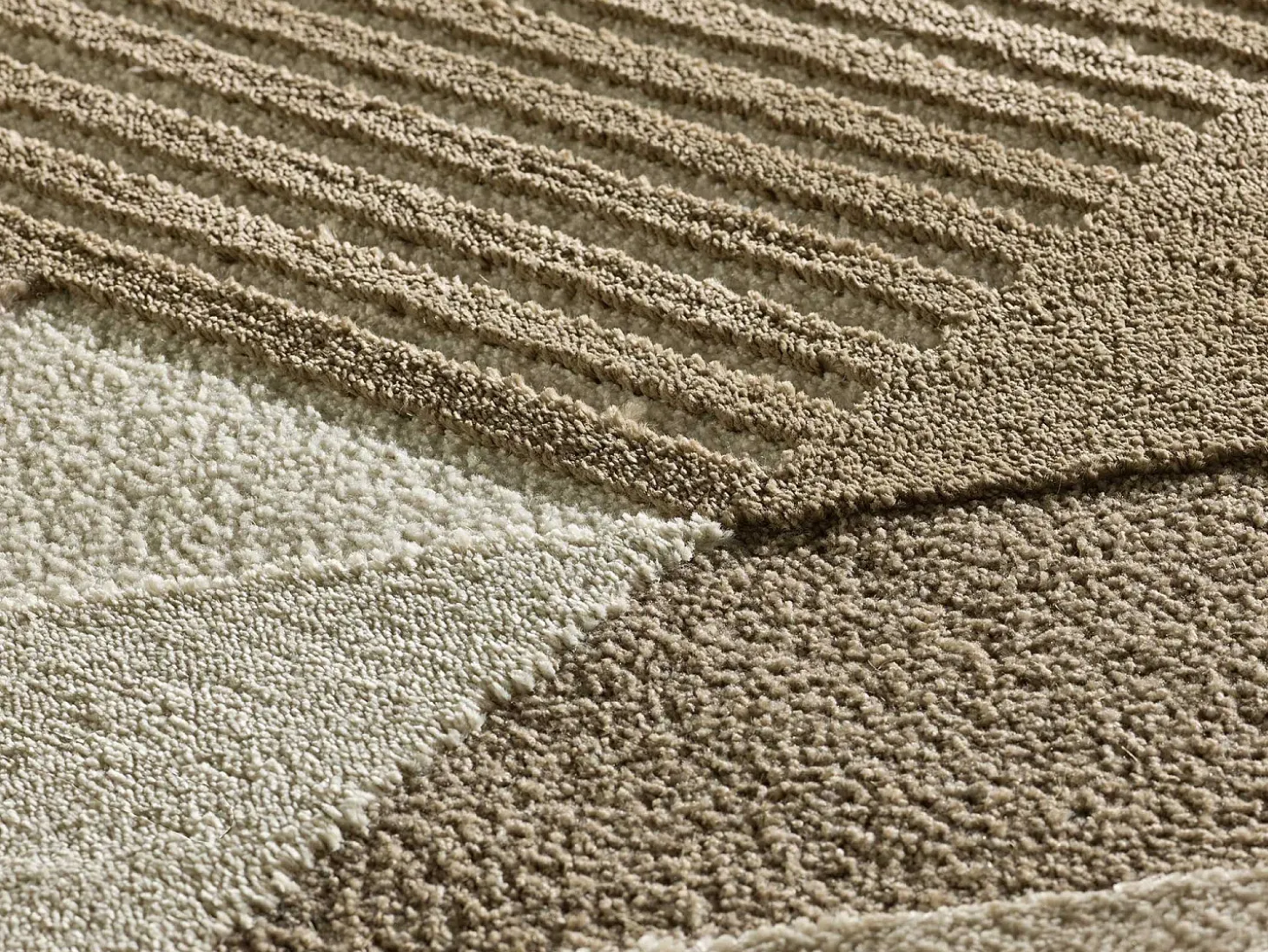 Alfombra interior - geométrico - multicolor - 140 x 200 cm - MELFI