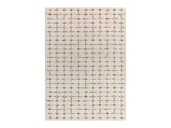 Alfombra interior - geométrico con relieve - multicolor - 160 x 230 cm - BARESA
