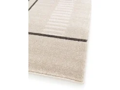Alfombra interior - geométrico - beige - 80 x 150 cm - DOMUS